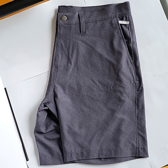 Zella Men's shorts  flat front grey size 34 NWT - Picture 7 of 9